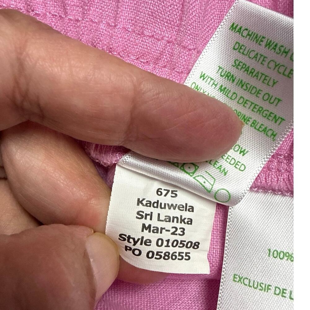 Lilly Pulitzer Linen Shorts Womens Size Large Pink Scalloped Hem Preppy
Coastal - Picture 7 of 7
